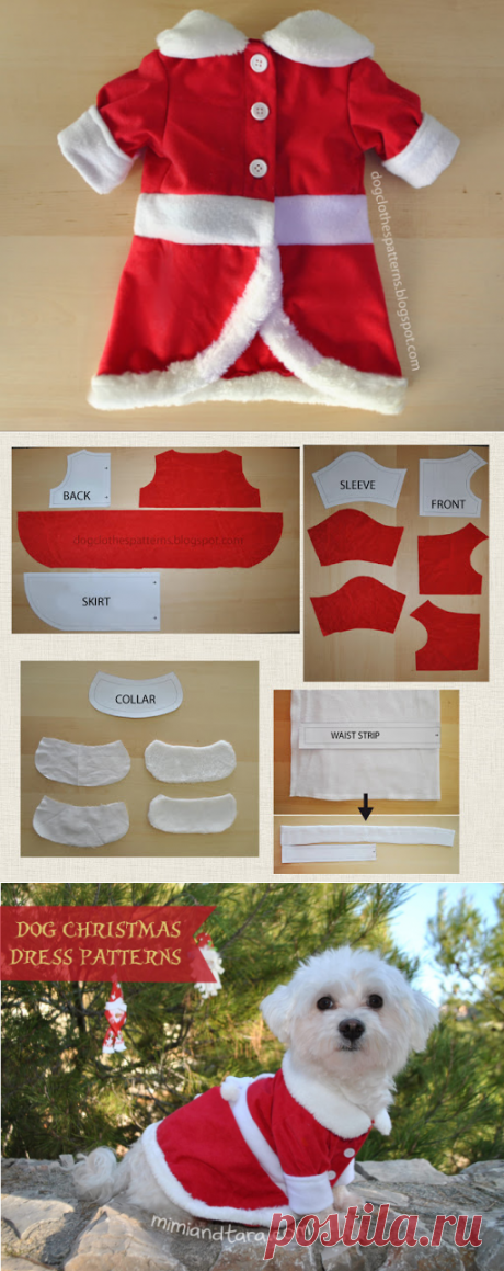 Dog Christmas Dress Patterns | FREE PDF DOWNLOAD