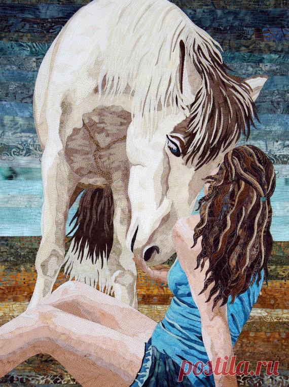 Horse Textile Art 