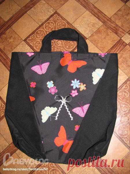 Серия сумок из зонтов