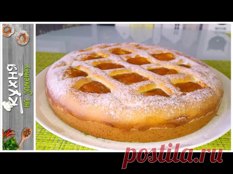 Быстрый пирог с ВАРЕНЬЕМ из жидкого теста | Без миксера | Простая и вкусная выпечка на каждый день