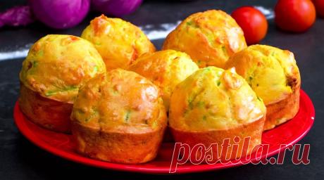 1 кабачок, 2 помидоры и 3 яйца! Даже дети могут приготовить - Вкусные рецепты