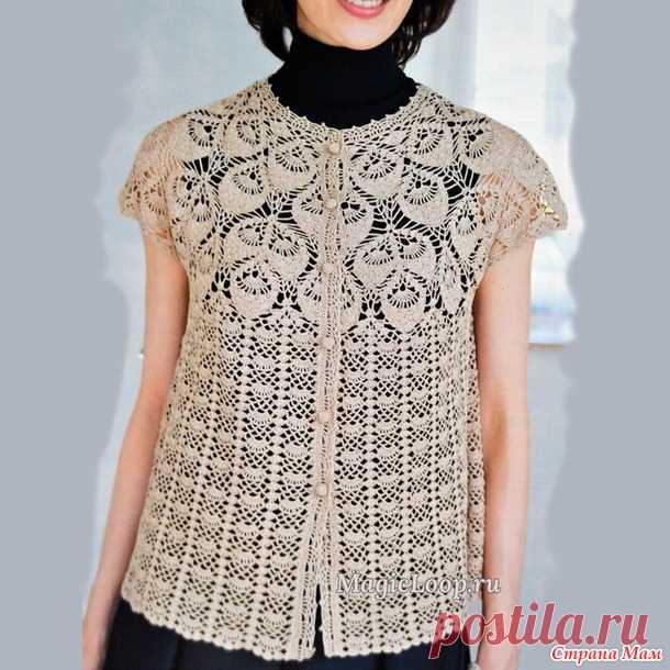 Кофточка на пуговицах