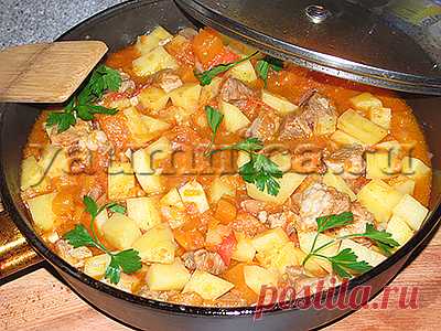рецепт овощного рагу с мясом и тыквой - Пошаговые рецепты с фото