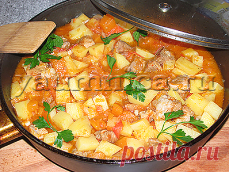рецепт овощного рагу с мясом и тыквой - Пошаговые рецепты с фото