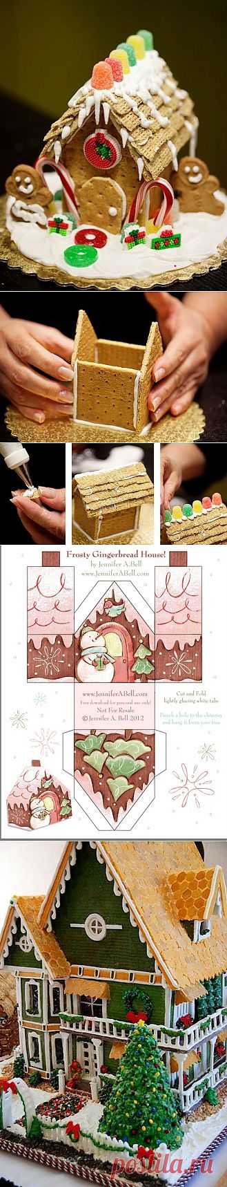 Как сделать домик из печенья