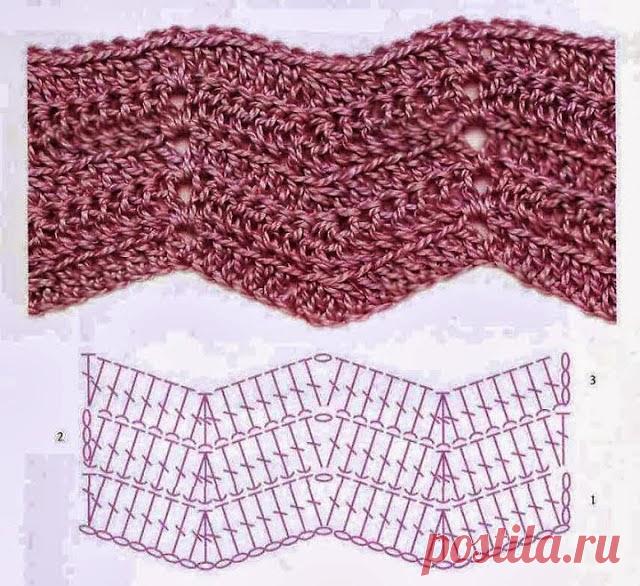 Вязание крючком: Зиг Заг швы и наряды
