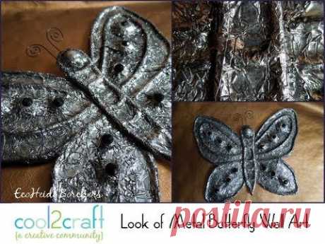 How to Create the Look of Metal with Kitchen Foil by EcoHeidi Borchers