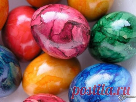 ТОП 1 Оригинальный способ покрасить яйца на Пасху 777 To paint eggs for Easter