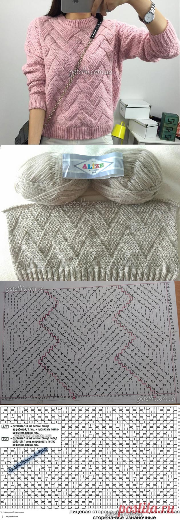 Узор от Елены Волковой. Схема