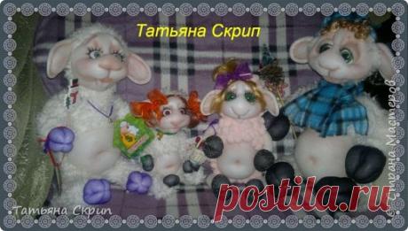 Симпатичные овечки из капрона | Сам себе волшебник