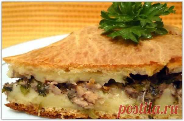 Рыбный пирог на скорую руку