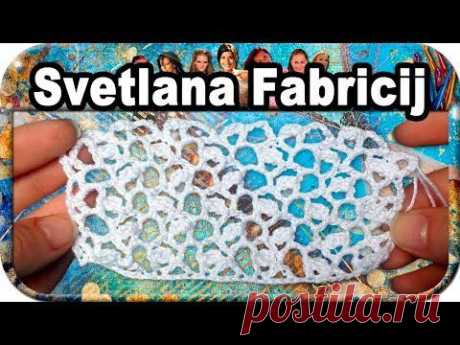 #20. Сетчатый узор, вязание крючком для начинающих, crochet.