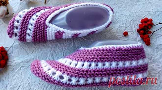 Простая и очень красивая модель следков (Вязание спицами) — Журнал Вдохновение Рукодельницы