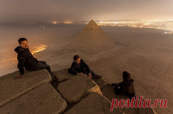 Вид с пирамиды Хеопса, Египет