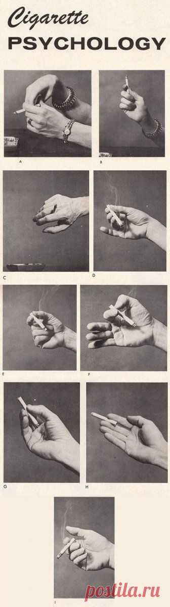 КАК ВЫ ДЕРЖИТЕ СИГАРЕТУ?