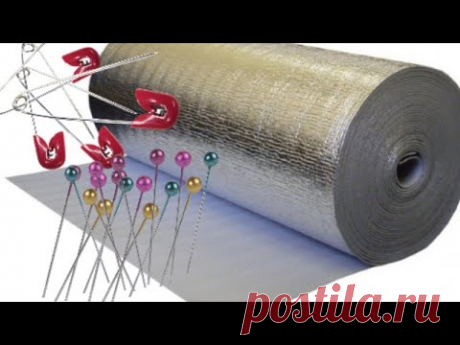 КУХОННАЯ ФОЛЬГА +БУЛАВКИ ! БРОСАЙ всё и СМОТРИ СВОИМИ ГЛАЗАМИ) DIY полезные идеи поделки день матери