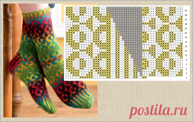Занимательная геометрия в моделях жаккардового вязания - 20 впечатляющих примеров со схемами | МНЕ ИНТЕРЕСНО | Яндекс Дзен