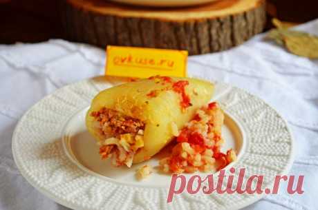 Фаршированный перец в духовке - Простые рецепты Овкусе.ру