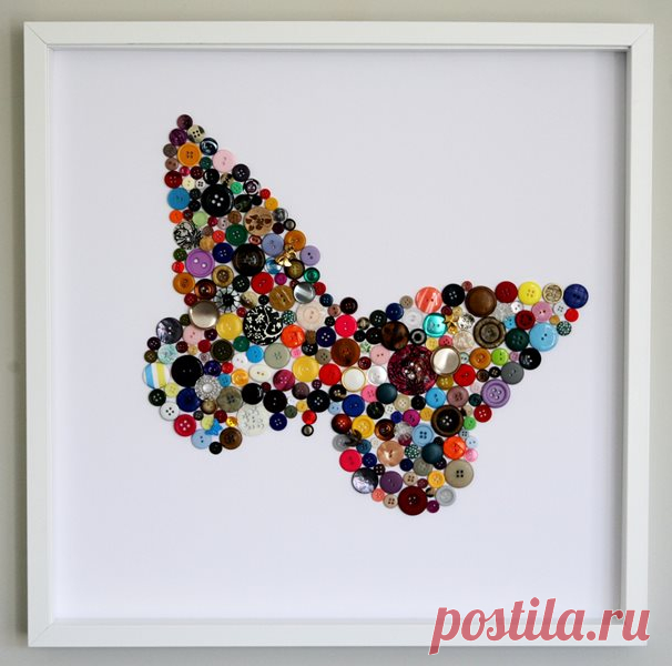 Бесплатные идеи использования пуговиц для декора