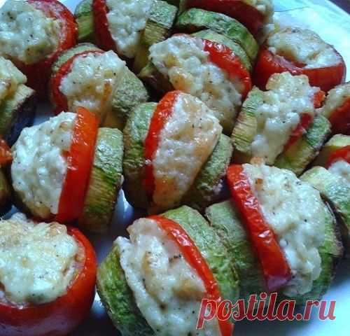 Летняя закуска из кабачков "на зубок".