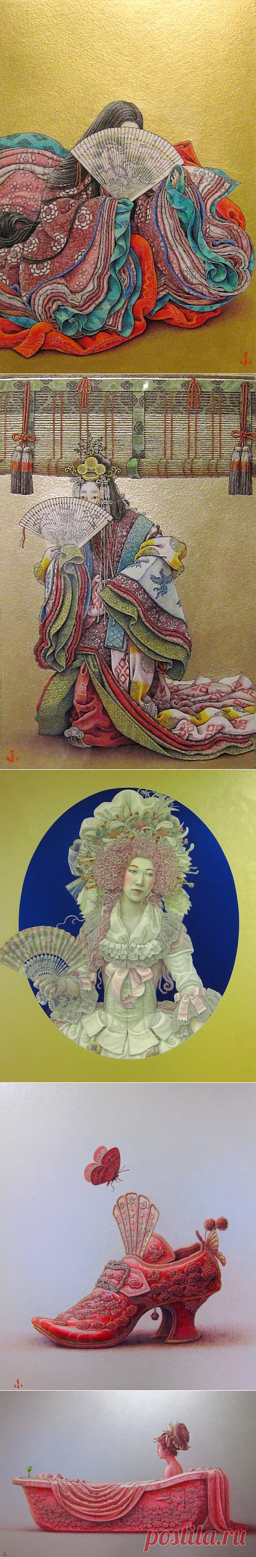Живописные метафоры.... Художник Futaro Mitsuki (彌月風太朗)