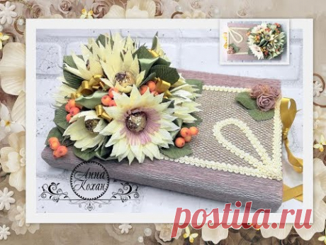 ДЕКОР КОРОБКИ КОНФЕТ ЦВЕТАМИ🌸Как красиво упаковать конфеты в коробке для подарка🌸Подарок учителю