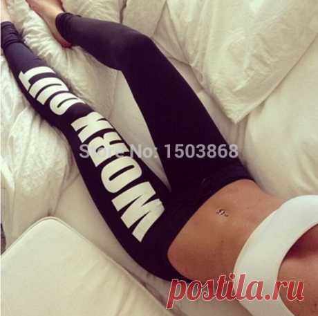 legging leather Picture - More Detailed Picture about 2015 HOT Black Fitness Workout Leggings Women's Pencil Fitness Work out STATEMENT Blogger Just Do it print Pants Sports Leggings Picture in Leggings from Summer Mom's leggings | Aliexpress.com | Alibaba Group