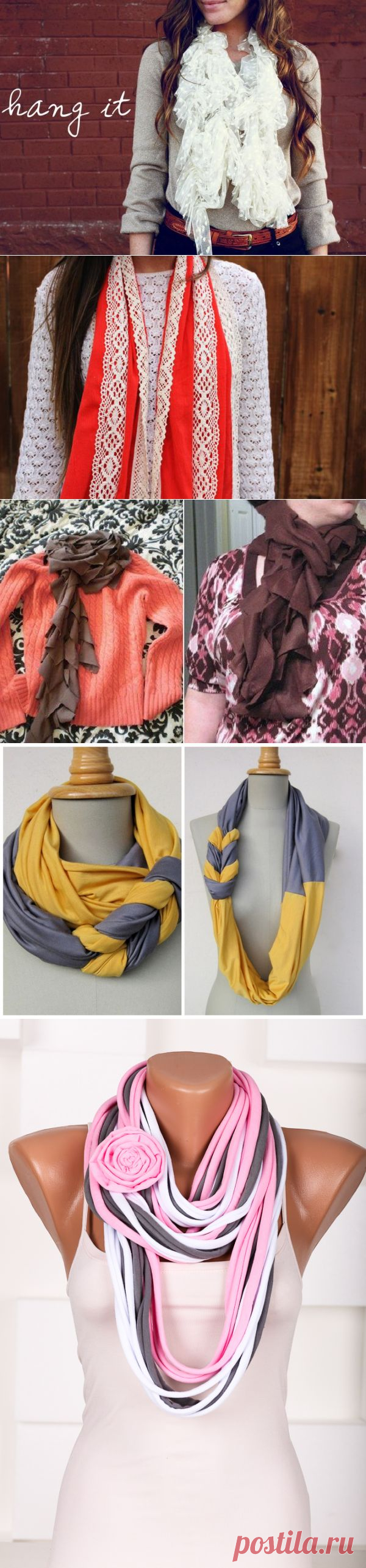 Быстро и просто создаем летний шарф: 6 отличных идей изготовления стильного аксессуара - Ярмарка Мастеров - ручная работа, handmade
