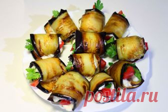 Баклажанные роллы с творожной начинкой Рецепт простой и вкусной закуски из баклажан. Отличается быстротой приготовления и яркими впечатлениями от дегустации. Смотрятся роллы также эффектно, и вы «убиваете сразу двух зайцев». Что бы приготовить...