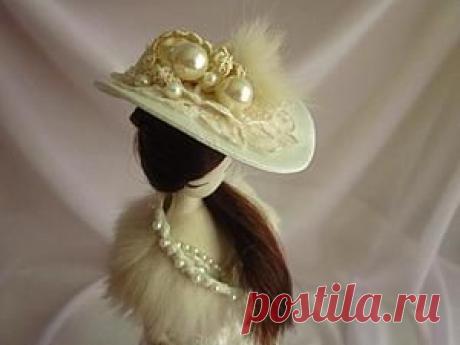Шляпки для кукол своими руками - Ярмарка Мастеров - ручная работа, handmade