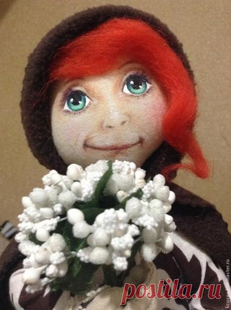 Рисуем лицо кукле. МК.