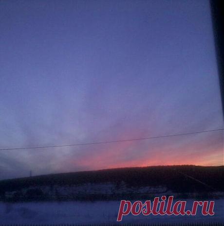 зимний рассвет