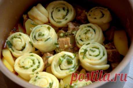Это невероятно ароматное блюдо;)) Нудли по-украински с жаркое — Вкусные рецепты