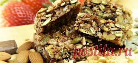 Злаковые батончики без сахара