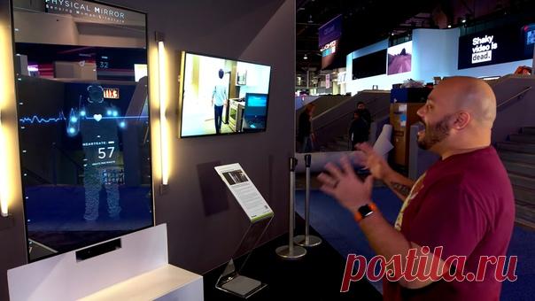 На CES 2019 представили сенсорное зеркало, которое видит человека насквозь Посетители крупнейшей международной выставки потребительской электроники CES 2019, которая прошла в Лас-Вегасе, США, смогли взглянуть на себя под неожиданным углом. Именно здесь корпорация Panasonic продемонстрировала сенсорное зеркало, которое умеет отслеживать сердцебиение и другие жизненные показатели человека. Инженеры японской корпорации не первый год экспериментируют с сенсорами, видеокамерами высокого разрешения…