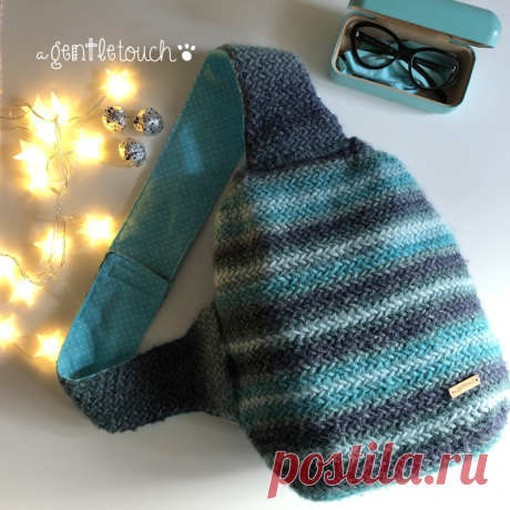 agentletouch: Free Pattern single shoulder backpack