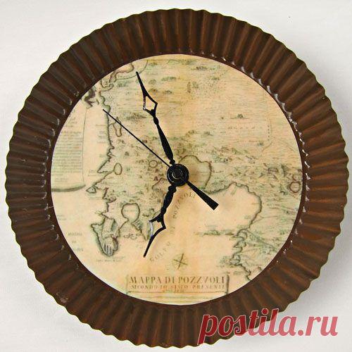 Настенные часы «Antique Map» / Я - суперпупер