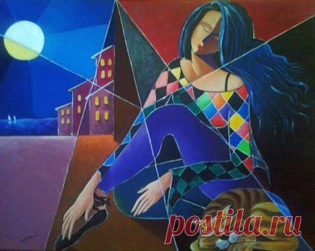 Итальянский художник. Rita Cavallari