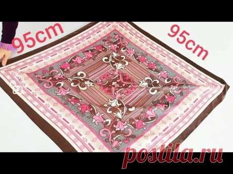 EŞARPLA PRATİK TUNİK DİKİMİ