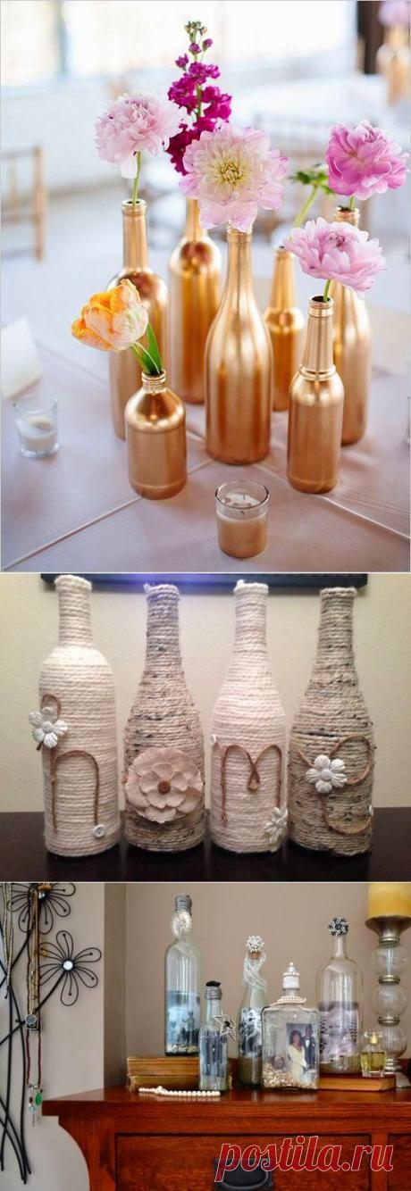 Что делать с бутылками: 5 оригинальных идей / Я - суперпупер