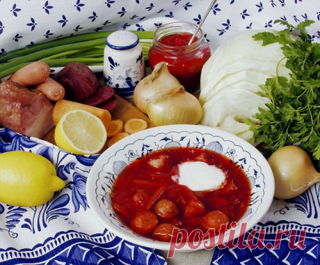 Как готовить украинский борщ — настоящий украинский борщ, рецепт и секреты | Волшебная Eда.ру