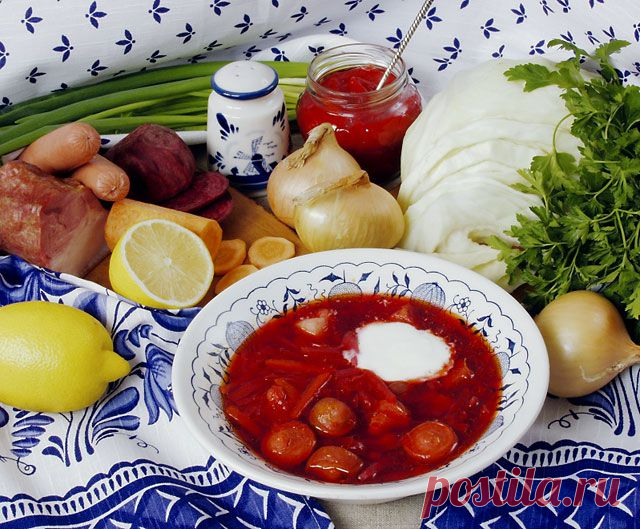 Как готовить украинский борщ — настоящий украинский борщ, рецепт и секреты | Волшебная Eда.ру