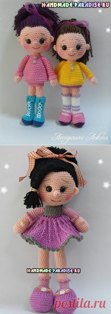 Амигуруми куколка Candy Doll крючком - Handmade-Paradise