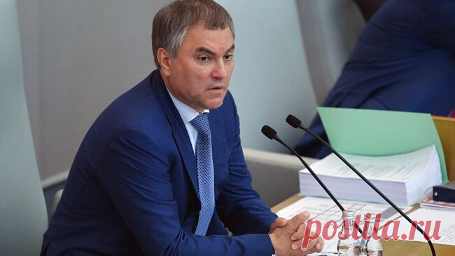 Володин предложил оценить влияние законодательных решений на демографию