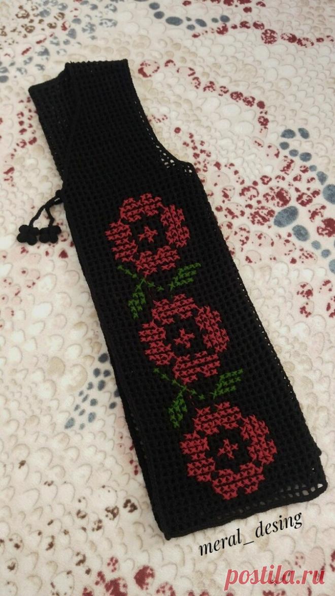 Вышивка крестиком на вязаных изделиях. | Вязание с Irina Bronya | Дзен