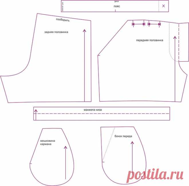 Выкройка детских шорт KP210420 | Шкатулка
