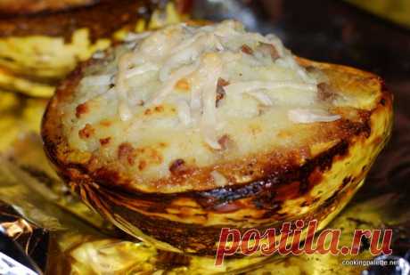 Картофельный гратен в тыкве - Cooking Palette » Cooking Palette