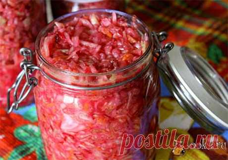 Закусочная маринованная капуста за 2 часа