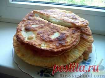 Рецепт: Плацинды с черемшой, творогом и яйцом на RussianFood.com
