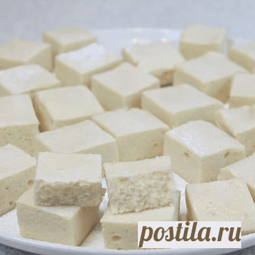 Быстрый яблочный зефир без сахара